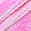 Tissu similicuir PU crocodile 30 x 135 cm holographique – Color 325-3