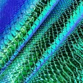 Tissu similicuir PU crocodile 30 x 135 cm holographique – Color 325-7