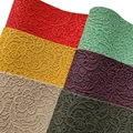 Tissu similicuir PU dentelle 1-G1224A à 5-G1224E gaufré – 2