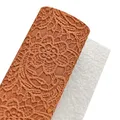 Tissu similicuir PU dentelle 1-G1224A à 5-G1224E gaufré – Couleur 2-G1224D