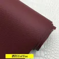 Tissu similicuir PU extensible 50 x 140 cm pour automobile – Couleur burgundy 50x140cm