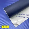 Tissu similicuir PU extensible 50 x 140 cm pour automobile – Couleur dark blue 50x140cm
