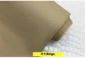 Tissu similicuir PU extensible 50 x 140 cm pour automobile – Couleur Off-white 50x140cm