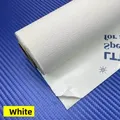 Tissu similicuir PU extensible 50 x 140 cm pour automobile – Couleur White 50x140cm
