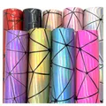Tissu similicuir PU holographique 50 x 120 cm géométrique – 2