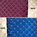 Tissu similicuir PU matelassé laser pour automobile – 4
