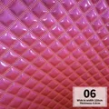 Tissu similicuir PU matelassé laser pour automobile – Couleur Brun (6)