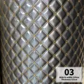 Tissu similicuir PU matelassé laser pour automobile – Couleur Lavande (3)