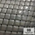 Tissu similicuir PU matelassé laser pour automobile – Couleur Orange (8)