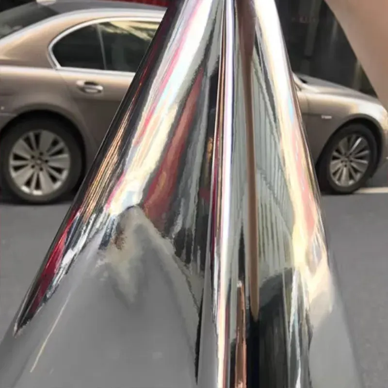 Tissu similicuir PU miroir 50 à 500 cm métallique