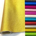 Tissu similicuir PU paillettes 20 x 135 cm brillant – 2