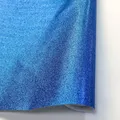 Tissu similicuir PU paillettes 20 x 135 cm brillant – Couleur Deep Blue