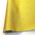 Tissu similicuir PU paillettes 20 x 135 cm brillant – Couleur Gold