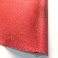 Tissu similicuir PU paillettes 20 x 135 cm brillant – Couleur Red
