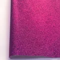 Tissu similicuir PU paillettes 20 x 135 cm brillant – Couleur Rose Red