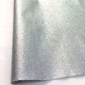 Tissu similicuir PU paillettes 20 x 135 cm brillant – Couleur Silver