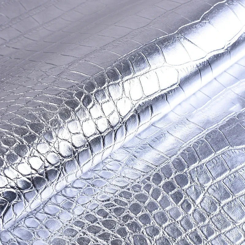 Tissu similicuir PU pierre 100 x 137 cm pour couture