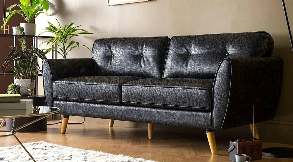 Tissu vinyle texturé résistant imperméable au mètre